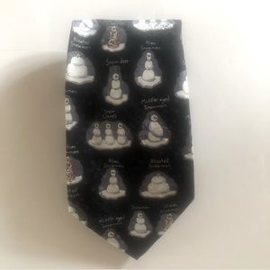 Christmas Tie Men Snowman Novelty Funny Gift American Greetings 2004